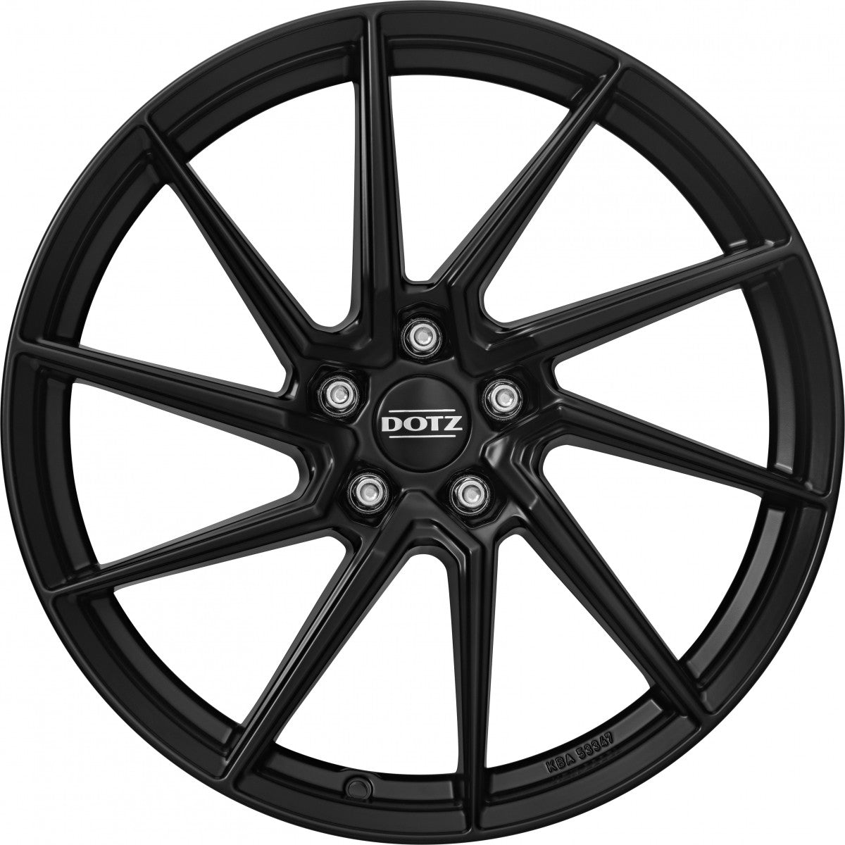 Dotz Spa black matt 7.5x17 ET35 - LK5/100 ML60.1 – Bild 2