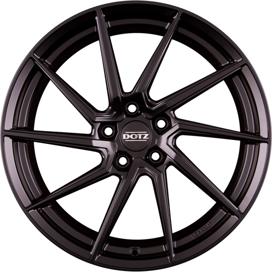 Dotz Spa BLACK - Schwarz Matt Alufelge 7.5x17 Zoll ET48 LK 5x114.3 ML71.6
