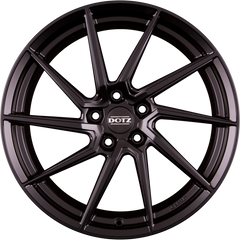 Dotz Spa BLACK - Schwarz Matt Alufelge 7.5x17 Zoll ET48 LK 5x114.3 ML71.6