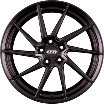Dotz Spa BLACK - Schwarz Matt Alufelge 7.5x17 Zoll ET48 LK 5x114.3 ML71.6