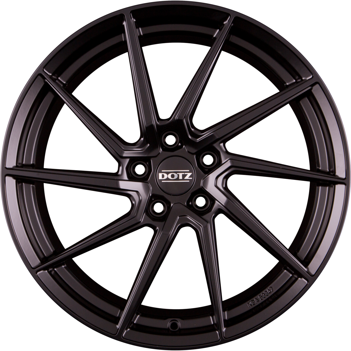 Dotz Spa BLACK - Schwarz Matt Alufelge 8x18 Zoll ET48 LK 5x114.3 ML71.6