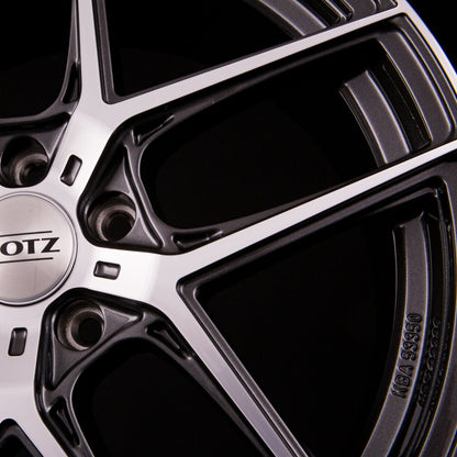 Dotz Lagunaseca DARK - Gunmetal Glänzend Frontpoliert Alufelge 9x20 Zoll ET40 LK 5x112 ML70.1 – Bild 5
