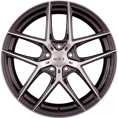 Dotz Lagunaseca DARK - Gunmetal Glänzend Frontpoliert Alufelge 10x21 Zoll ET40 LK 5x112 ML70.1