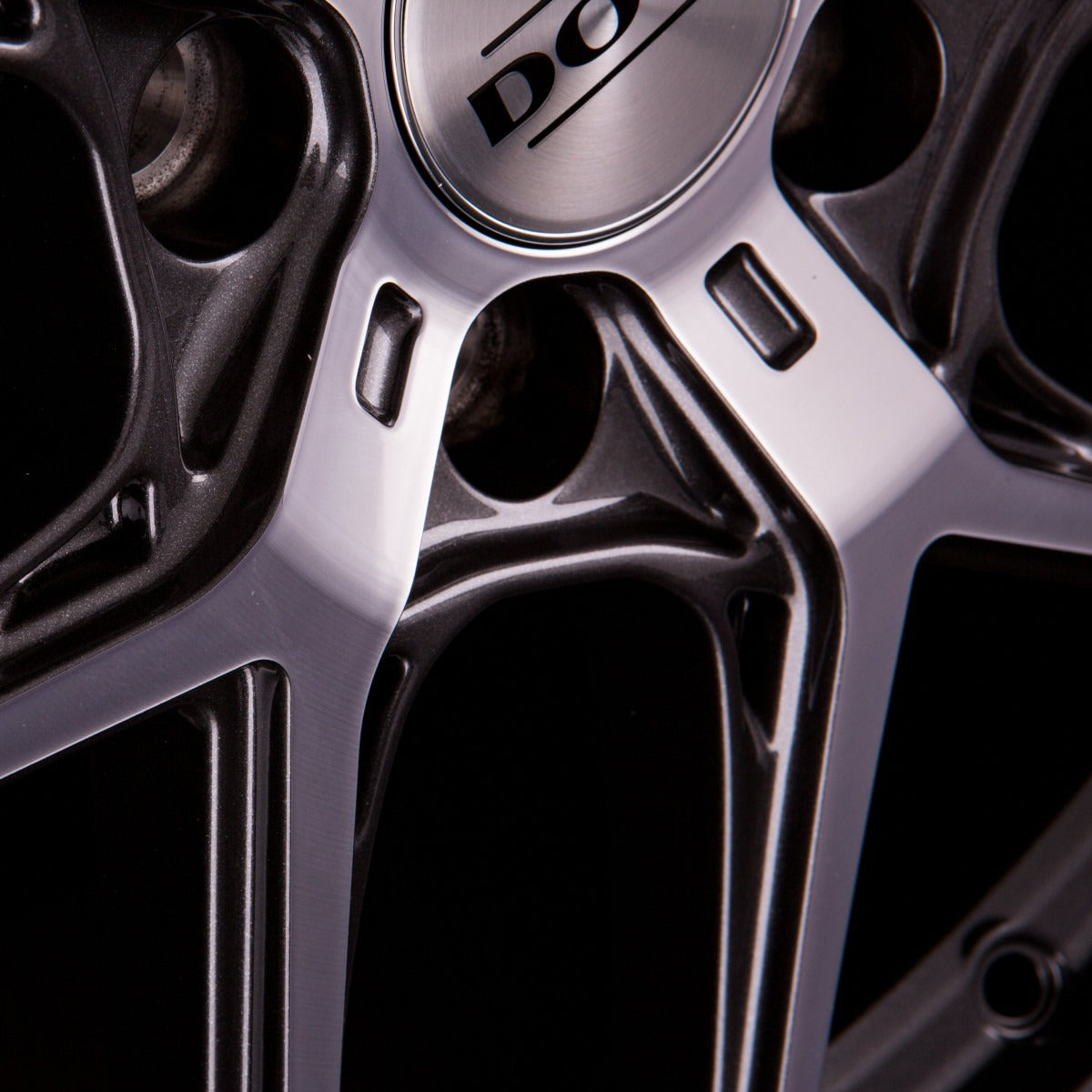 Dotz Lagunaseca DARK - Gunmetal Glänzend Frontpoliert Alufelge 10x21 Zoll ET40 LK 5x112 ML70.1 – Bild 3
