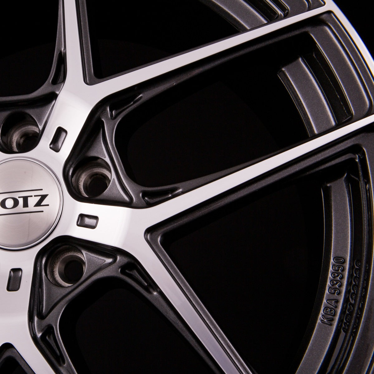 Dotz Lagunaseca DARK - Gunmetal Glänzend Frontpoliert Alufelge 10x21 Zoll ET40 LK 5x112 ML70.1 – Bild 5
