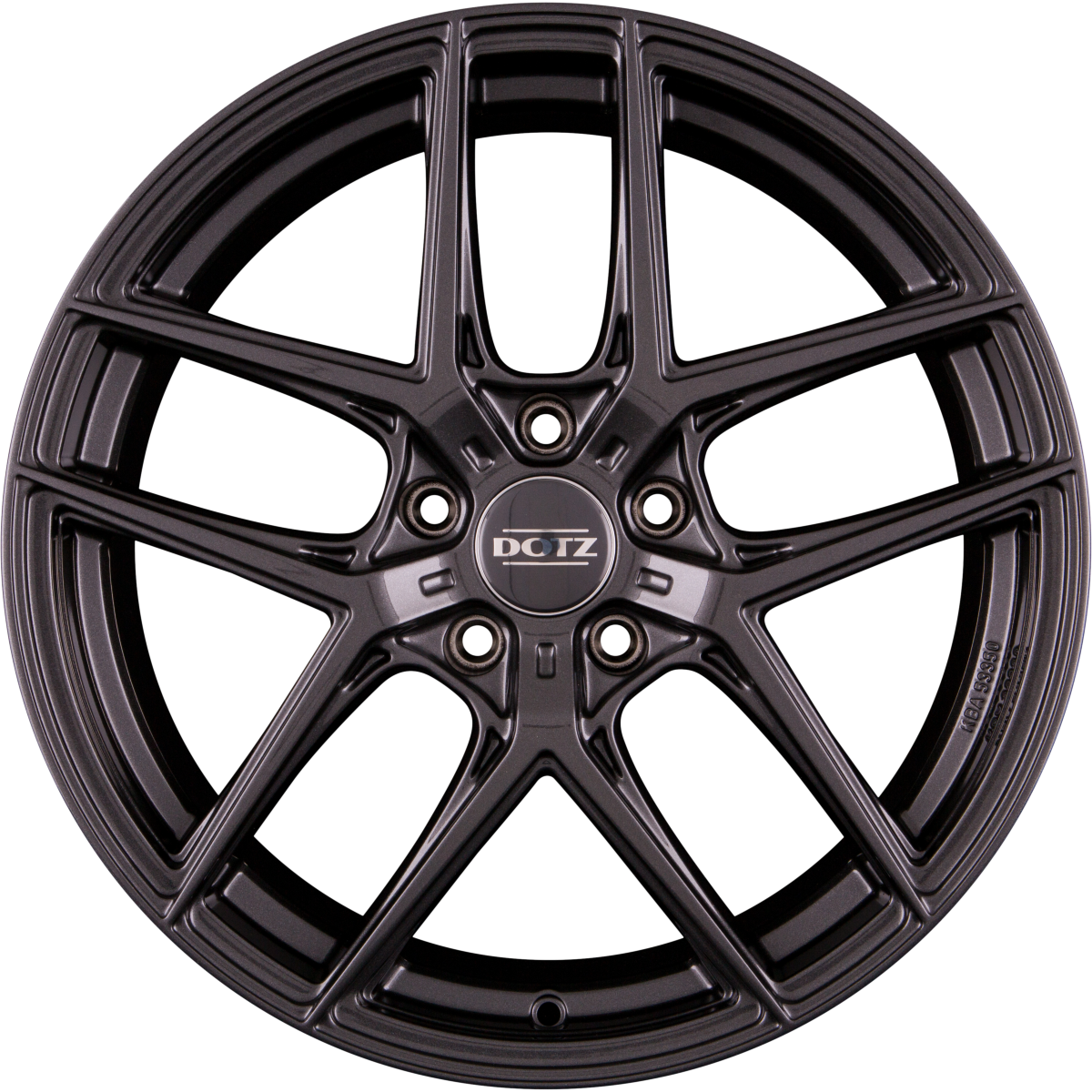 Dotz Lagunaseca GREY - Gunmetal Glänzend Alufelge 10x20 Zoll ET28 LK 5x112 ML70.1