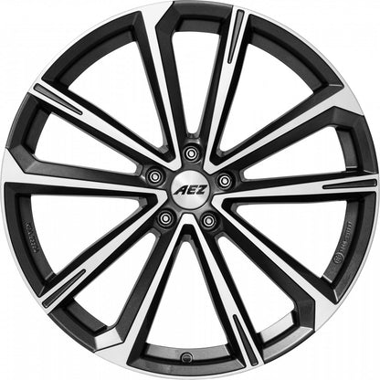AEZ Aruba gunmetal polished Alufelge 8.5x20 Zoll ET30 LK 5x112 ML66.6 – Bild 2