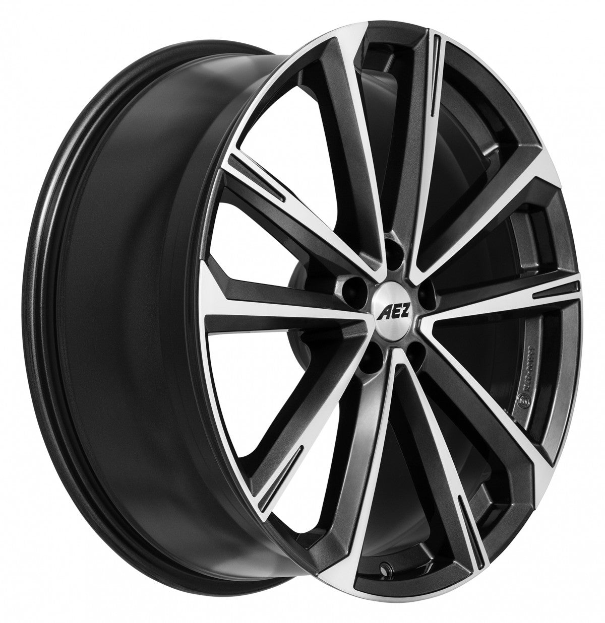 AEZ Aruba gunmetal polished Alufelge 8.5x20 Zoll ET30 LK 5x112 ML66.6 – Bild 3