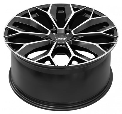 AEZ Leipzig black polished 9x20 ET38.5 - LK5/108 ML63.4