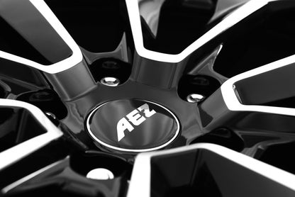 AEZ Leipzig black polished 9x20 ET35 - LK5/112 ML66.6