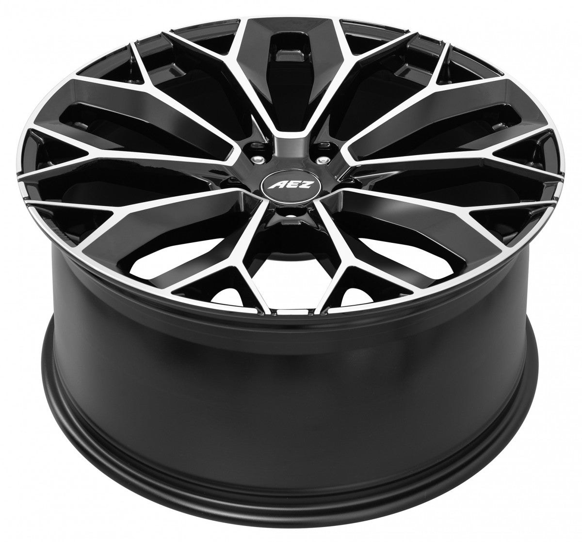 AEZ Leipzig black polished 9x20 ET43 - LK5/112 ML70.1