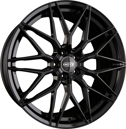 Dotz Suzuka BLACK - Schwarz Glänzend Alufelge 8x20 Zoll ET27 LK 5x112 ML66.6 – Bild 2