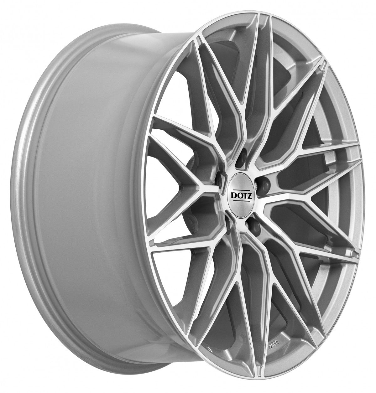 Dotz Suzuka silver polished lip Alufelge 8.5x19 Zoll ET40 LK 5x112 ML66.6 – Bild 3