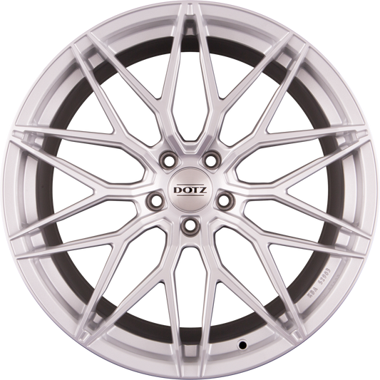 Dotz Suzuka BLAZE - Silber Frontpoliert Alufelge 8.5x20 Zoll ET47 LK 5x120 ML72.6
