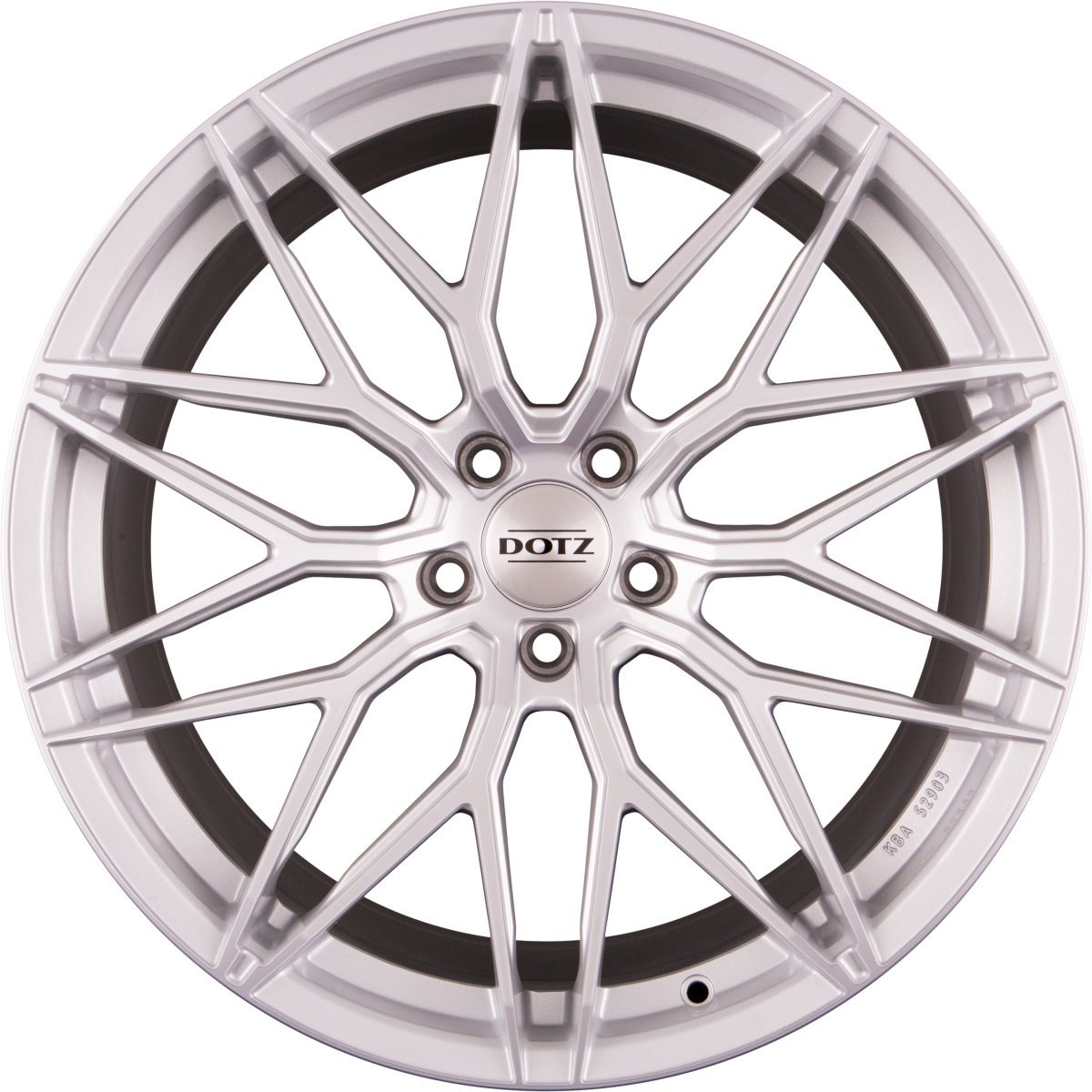 Dotz Suzuka BLAZE - Silber Frontpoliert Alufelge 8.5x20 Zoll ET47 LK 5x120 ML72.6