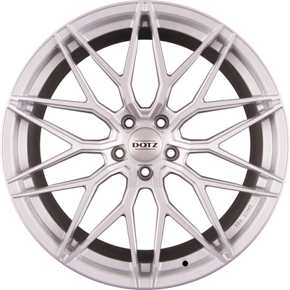 Dotz Suzuka BLAZE - Silber Frontpoliert Alufelge 8.5x20 Zoll ET47 LK 5x120 ML72.6