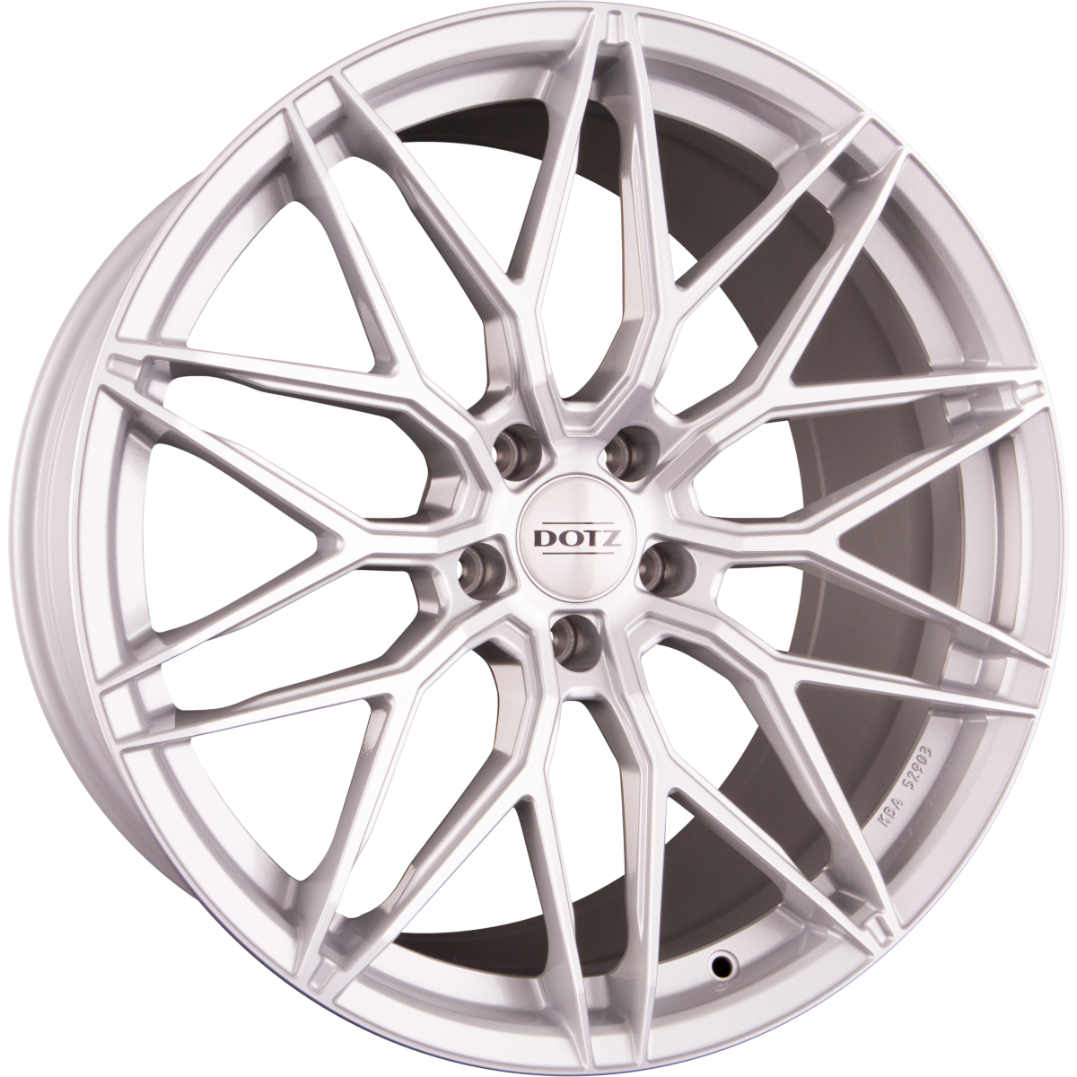 Dotz Suzuka BLAZE - Silber Frontpoliert Alufelge 8.5x20 Zoll ET47 LK 5x120 ML72.6 – Bild 2