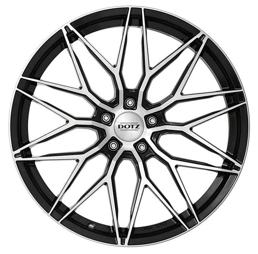 Dotz Suzuka black polished 8x19 ET27 - LK5/112 ML66.6 – Bild 2
