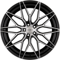 Dotz Suzuka DARK - Schwarz Frontpoliert Alufelge 8x20 Zoll ET27 LK 5x112 ML66.6