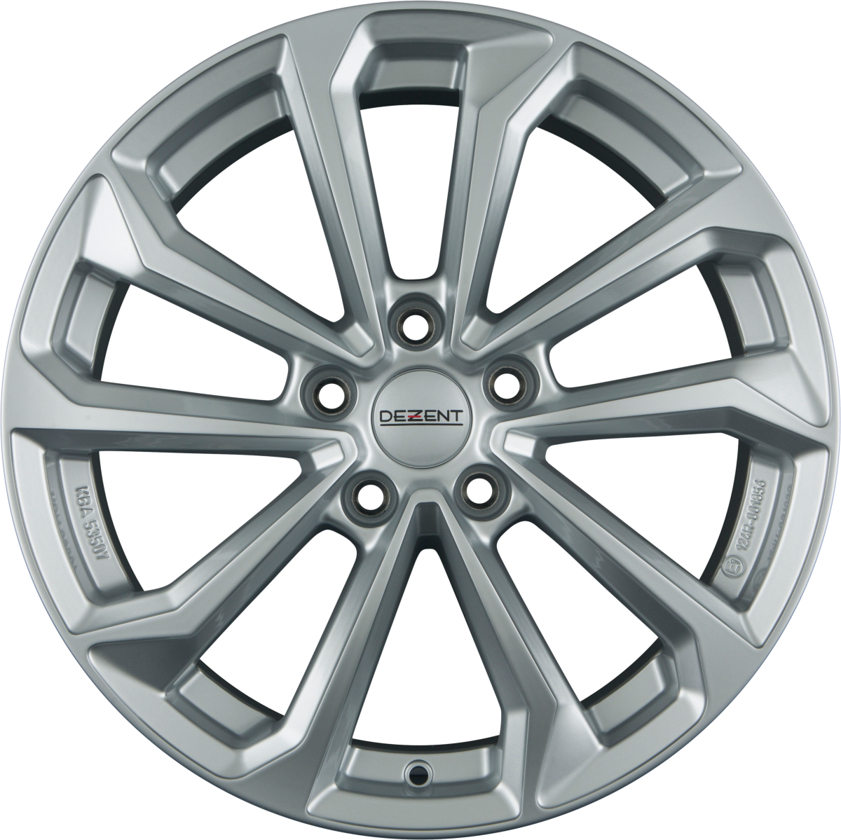 Dezent KS SILVER - Silber Alufelge 6.5x16 Zoll ET44 LK 5x114.3 ML67.1