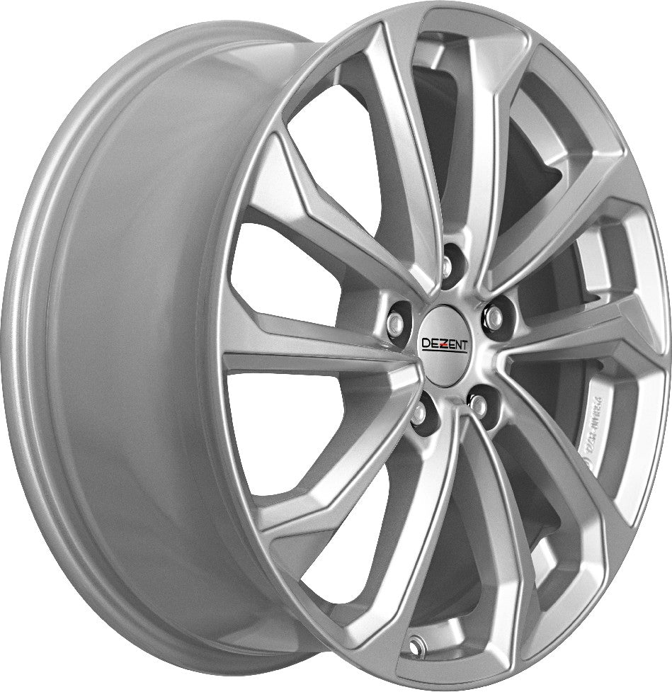Dezent KS SILVER - Silber Alufelge 7x17 Zoll ET43.5 LK 5x114.3 ML67.1 – Bild 3