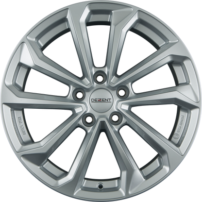 Dezent KS SILVER - Silber Alufelge 7.5x18 Zoll ET45 LK 5x114.3 ML67.1