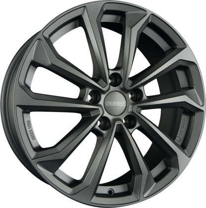 Dezent KS GRAPHITE - Graphite Matt Alufelge 7x17 Zoll ET47 LK 5x114.3 ML67.1 – Bild 2