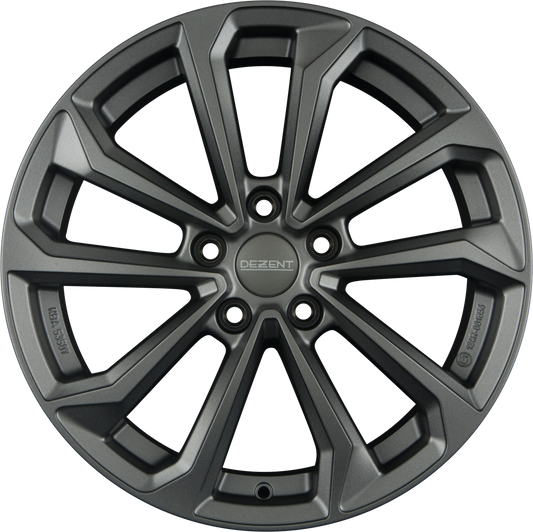 Dezent KS GRAPHITE - Graphite Matt Alufelge 7x17 Zoll ET48.5 LK 5x114.3 ML67.1