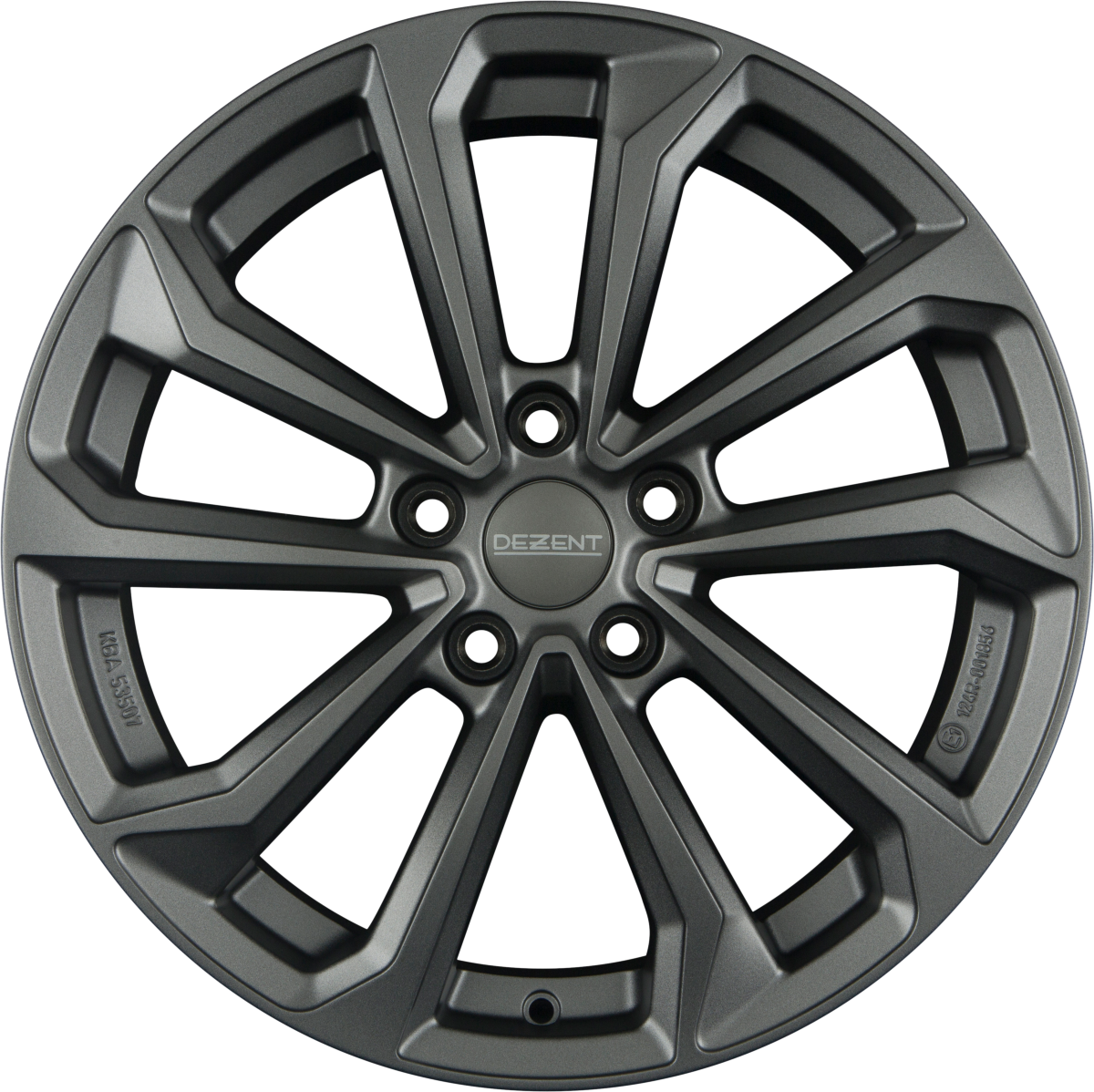 Dezent KS GRAPHITE - Graphite Matt Alufelge 7.5x18 Zoll ET50 LK 5x114.3 ML67.1