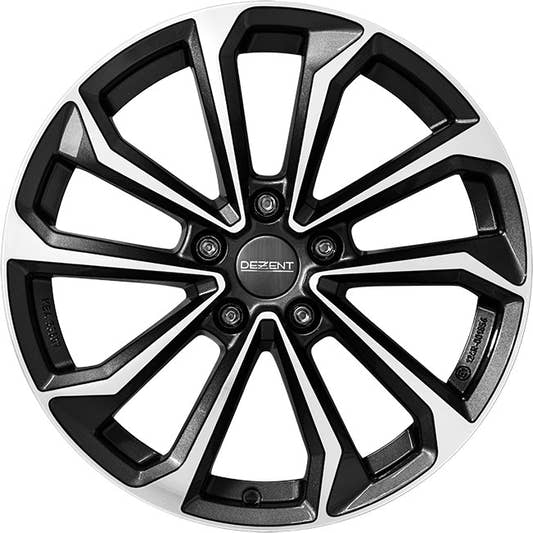 Dezent KS gunmetal polished 6.5x16 ET40 - LK5/114.3 ML67.1 – Bild 2