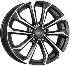 Dezent KS gunmetal polished Alufelge 7x17 Zoll ET50 LK 5x114.3 ML67.1