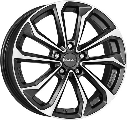 Dezent KS gunmetal polished 7.5x18 ET45 - LK5/114.3 ML67.1