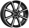Dezent TN black polished Alufelge 5.5x14 Zoll ET35 LK 4x98 ML58.1