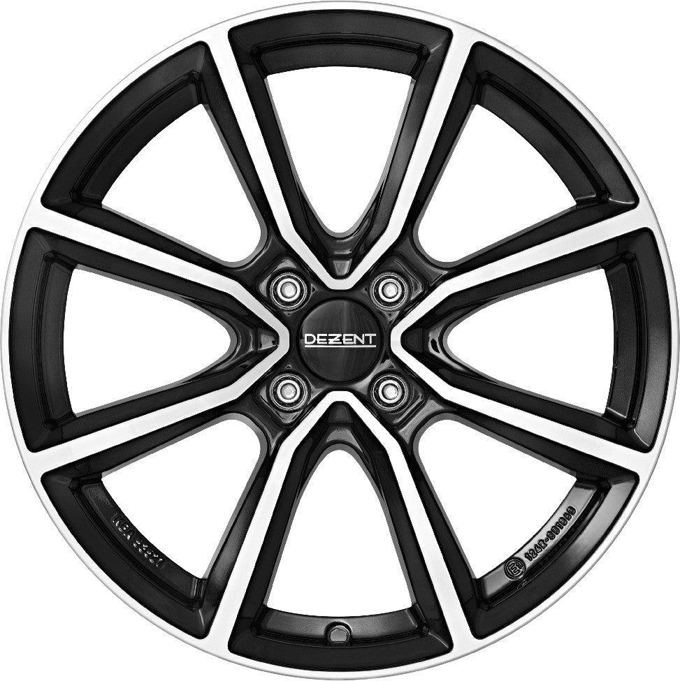 Dezent TN black polished 5.5x15 ET35 - LK4/100 ML60.1 – Bild 2