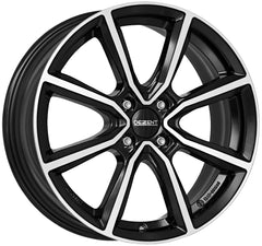 Dezent TN black polished Alufelge 6x16 Zoll ET40 LK 4x100 ML60.1