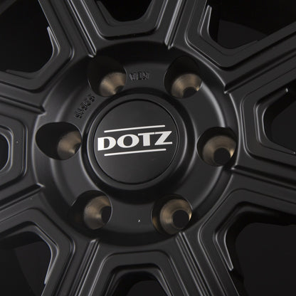 Dotz Kalahari BLACK - Schwarz Matt Alufelge 7x16 Zoll ET24 LK 6x139.7 ML93.1 – Bild 4