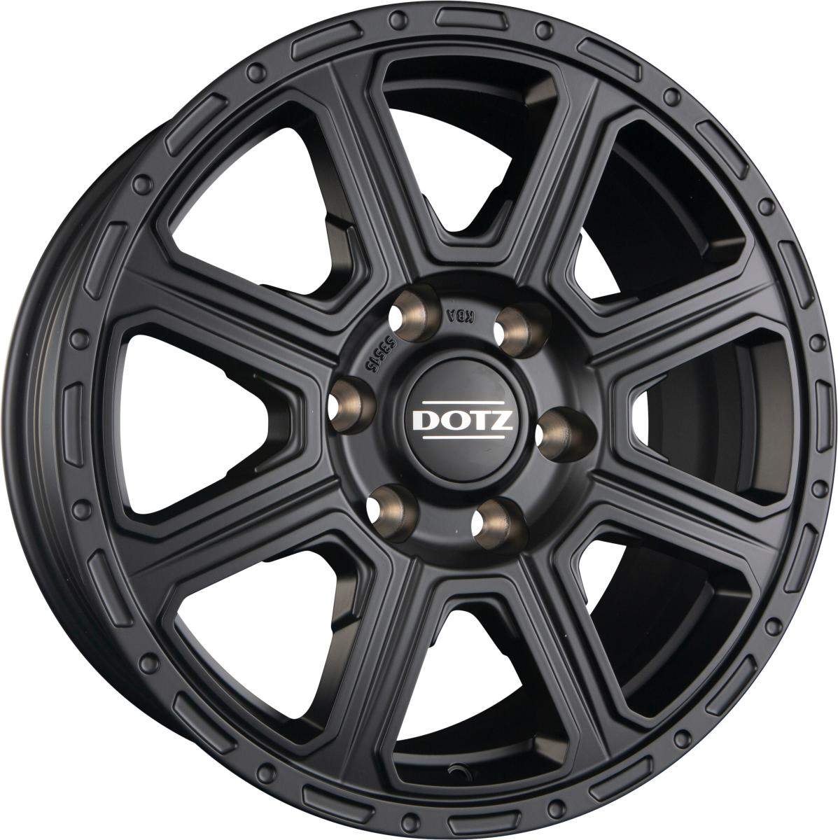 Dotz Kalahari BLACK - Schwarz Matt Alufelge 8x17 Zoll ET30 LK 6x139.7 ML93.1 – Bild 2