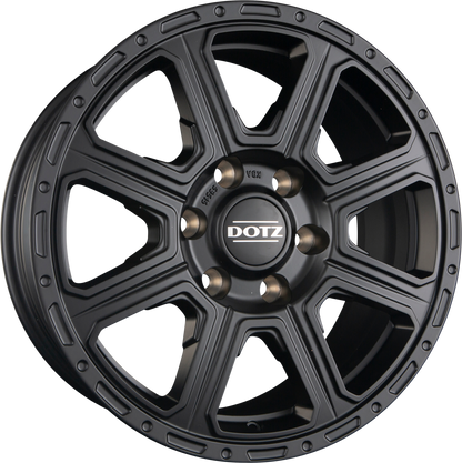 Dotz Kalahari BLACK - Schwarz Matt Alufelge 8x17 Zoll ET30 LK 6x139.7 ML93.1 – Bild 2