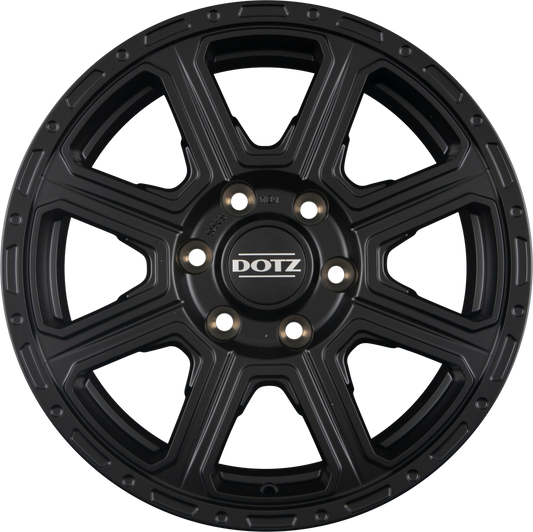 Dotz Kalahari BLACK - Schwarz Matt Alufelge 8x18 Zoll ET30 LK 5x127 ML71.6