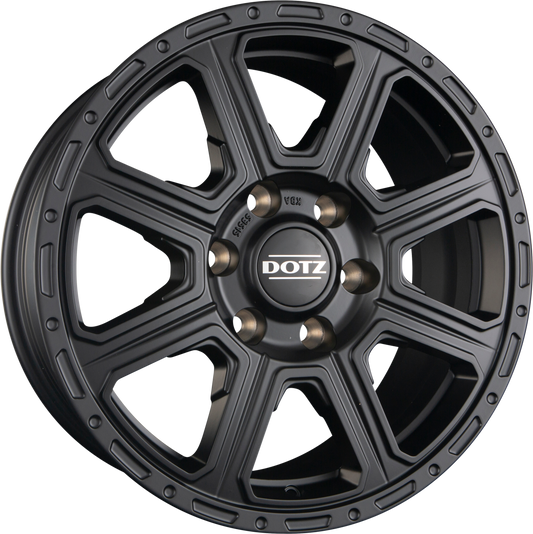 Dotz Kalahari BLACK - Schwarz Matt Alufelge 8x18 Zoll ET30 LK 5x127 ML71.6 – Bild 2