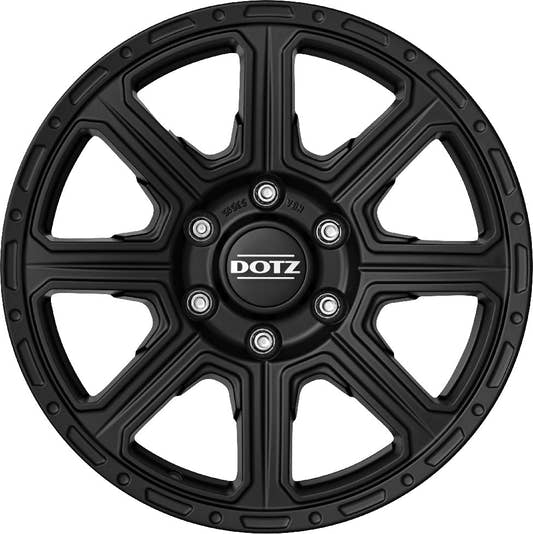 Dotz Kalahari black matt 8x18 ET30 - LK5/120 ML72.6 – Bild 2
