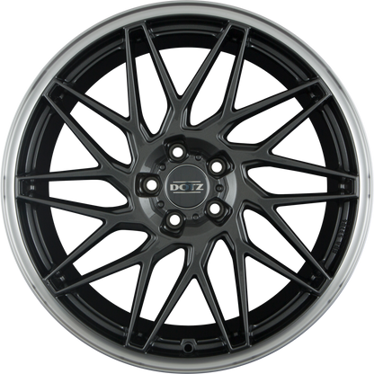 Dotz Tanaka DARK - Gunmetal Matt Polished Lip Alufelge 8x18 Zoll ET48 LK 5x114.3 ML71.6