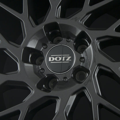 Dotz Tanaka DARK - Gunmetal Matt Polished Lip Alufelge 8x18 Zoll ET48 LK 5x114.3 ML71.6 – Bild 4