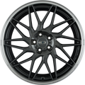 Dotz Tanaka DARK - Gunmetal Matt Polished Lip Alufelge 9.5x19 Zoll ET25 LK 5x112 ML70.1