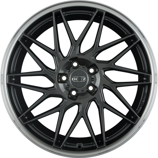 Dotz Tanaka DARK - Gunmetal Matt Polished Lip Alufelge 9x20 Zoll ET40 LK 5x114.3 ML71.6