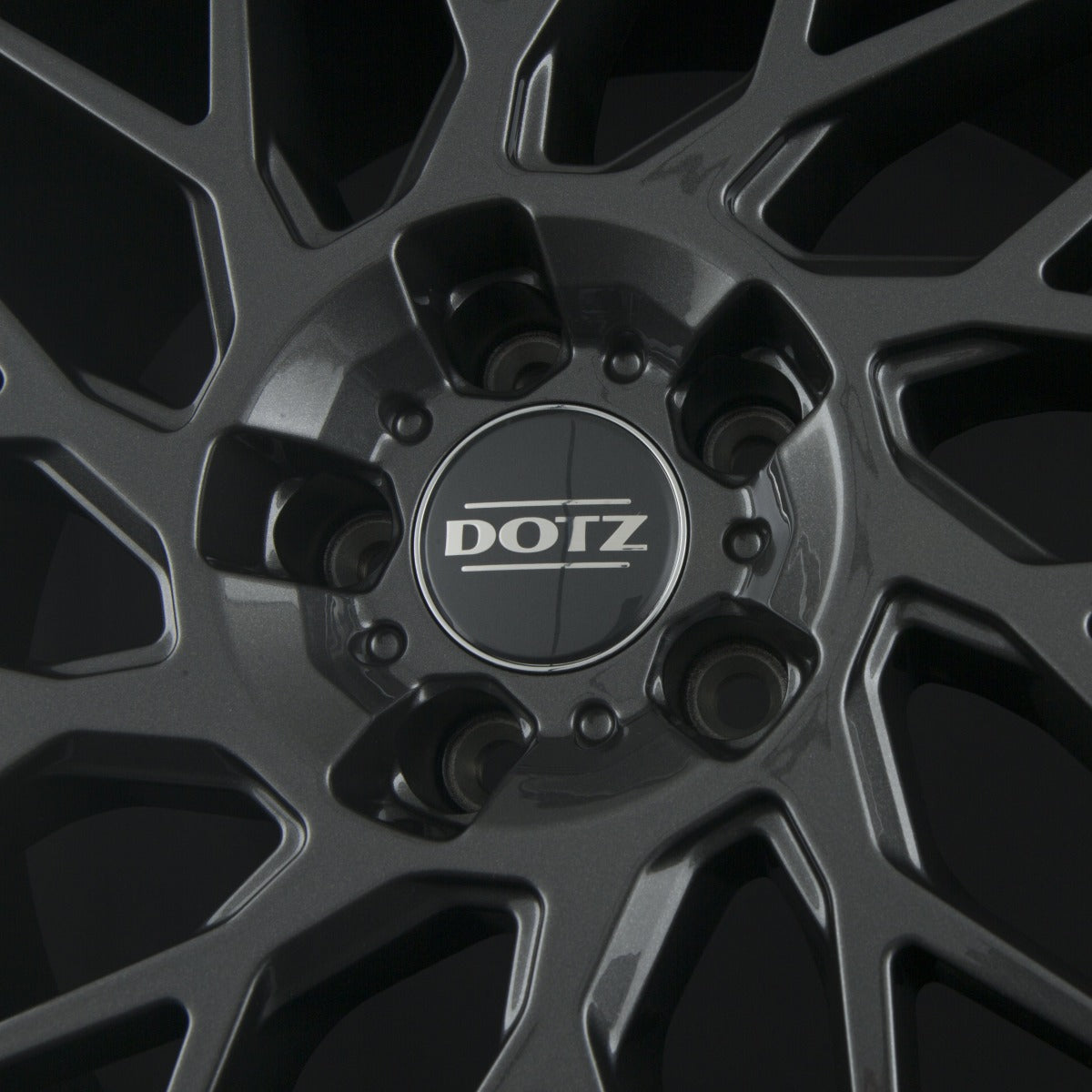 Dotz Tanaka DARK - Gunmetal Matt Polished Lip Alufelge 10x21 Zoll ET45 LK 5x112 ML70.1 – Bild 4