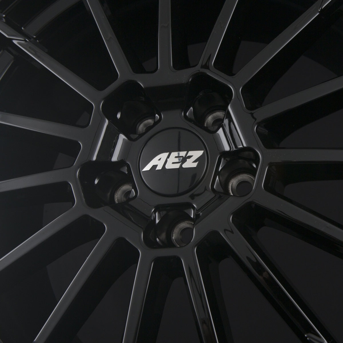 AEZ Atlanta BLACK - Schwarz Glänzend Alufelge 7.5x17 Zoll ET40 LK 5x112 ML70.1 – Bild 3