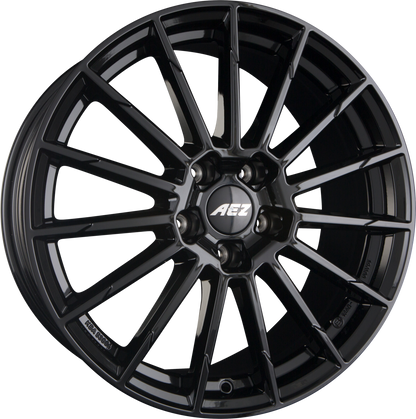 AEZ Atlanta BLACK - Schwarz Glänzend Alufelge 8.5x19 Zoll ET40 LK 5x112 ML66.6 – Bild 2