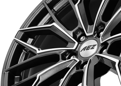 AEZ Porto gunmetal polished 9x19 ET35 - LK5/112 ML70.1