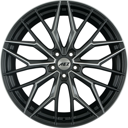 AEZ Porto DARK - Gunmetal Polished Alufelge 9x19 Zoll ET44 LK 5x112 ML66.6